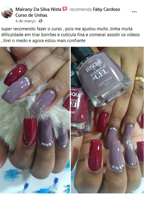 Curso de Manicure e Pedicure da Faby Cardoso