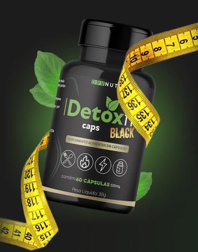 Detox Fit Caps Black